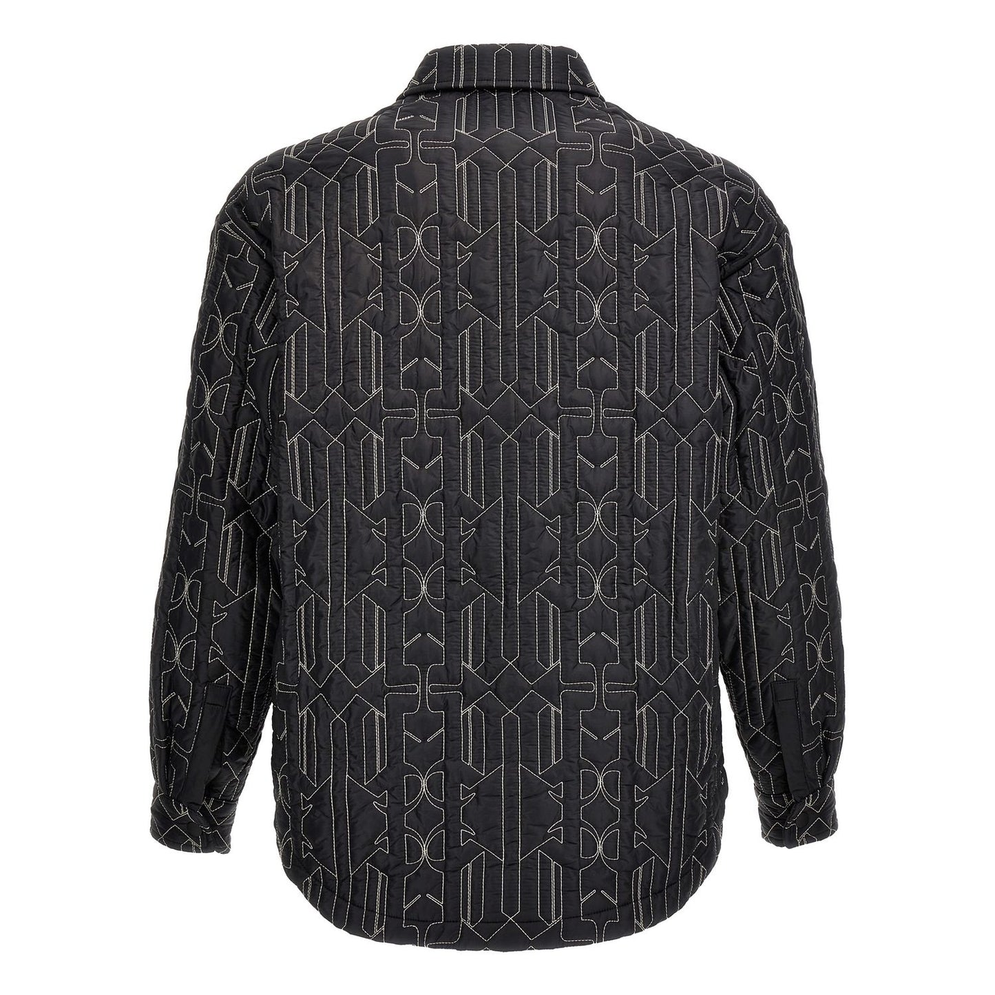 Palm Angels Gray Polyamide Shell Jacket