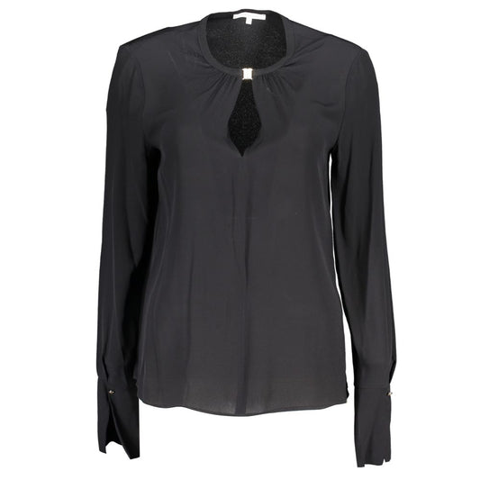 Patrizia Pepe Black Viscose Shirt
