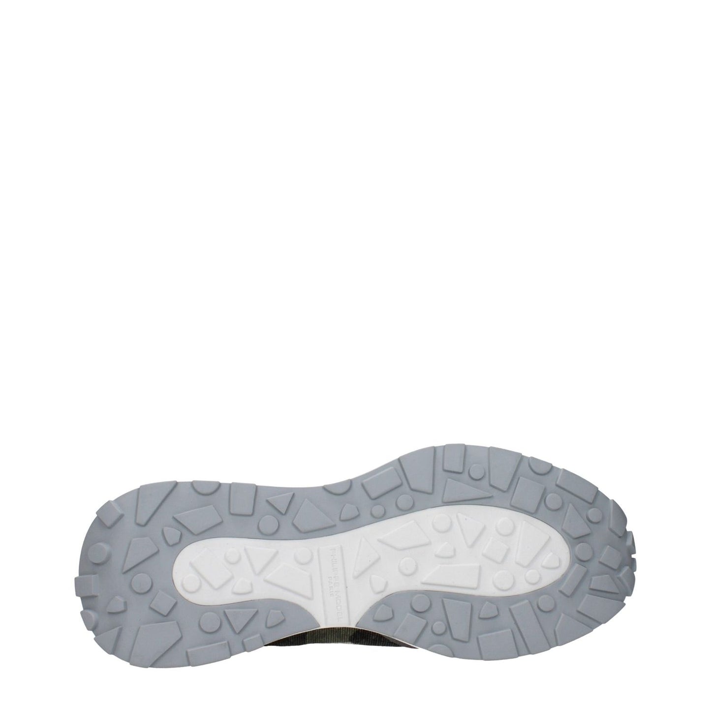 Philippe Model Green Fabric Chunky Sneakers