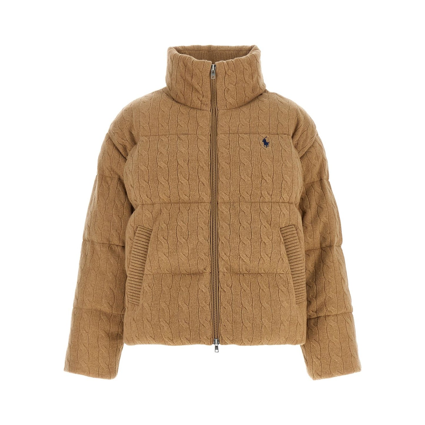 Polo Ralph Lauren Beige Wool Full-Length Jacket