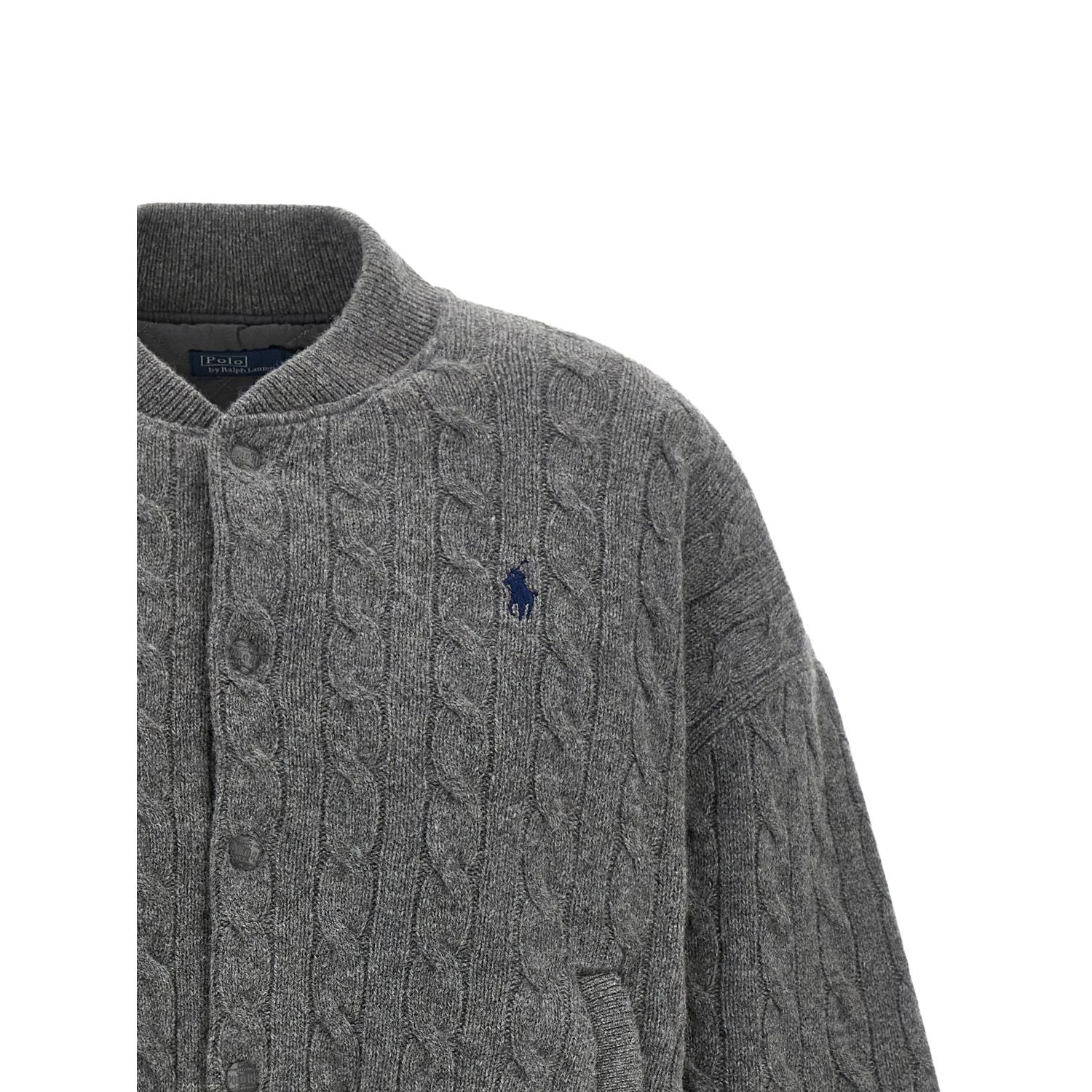 Polo Ralph Lauren Gray Wool Bomber