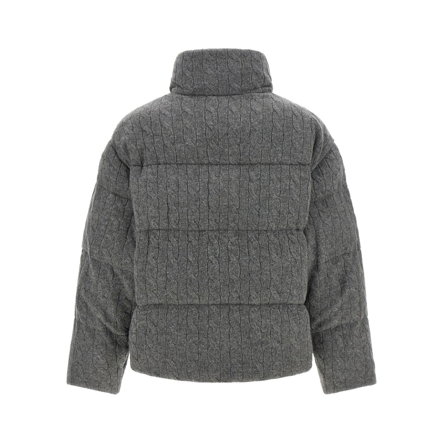 Polo Ralph Lauren Gray Wool Full-Length Jacket