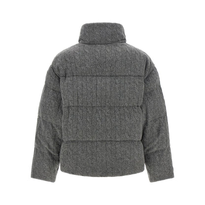 Polo Ralph Lauren Gray Wool Full-Length Jacket