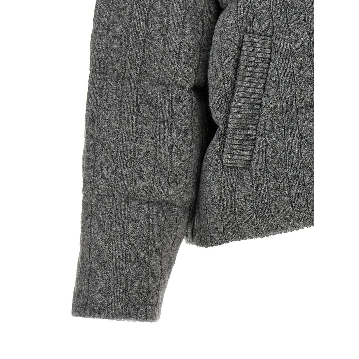 Polo Ralph Lauren Gray Wool Full-Length Jacket