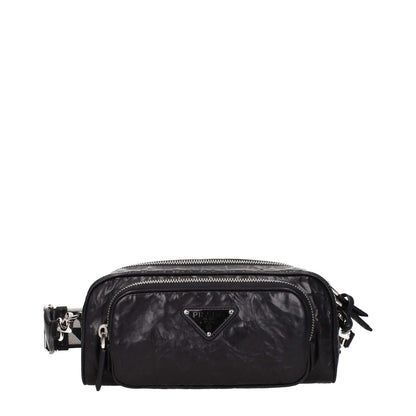 Prada Black Leather Crossbody Bag