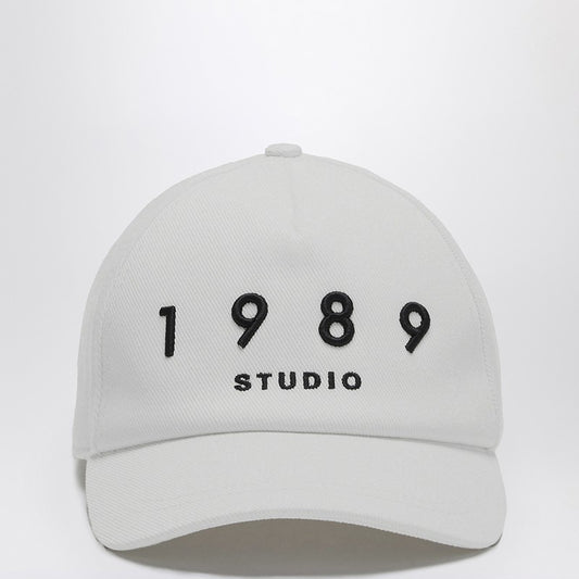1989 STUDIO Striped baseball patch cap