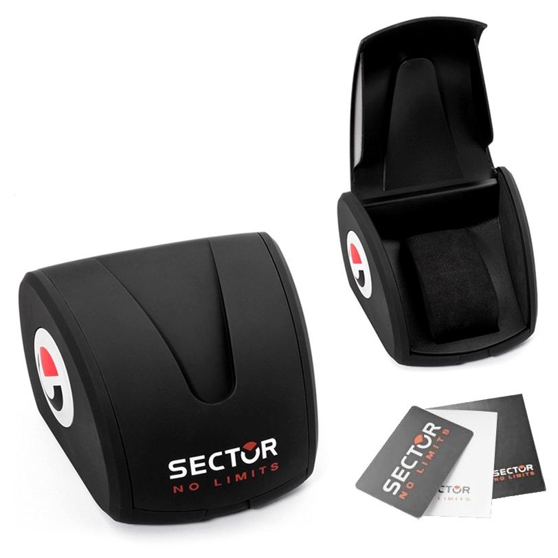SECTOR Mod. OVERSIZE wristwatch packaging box and accessories