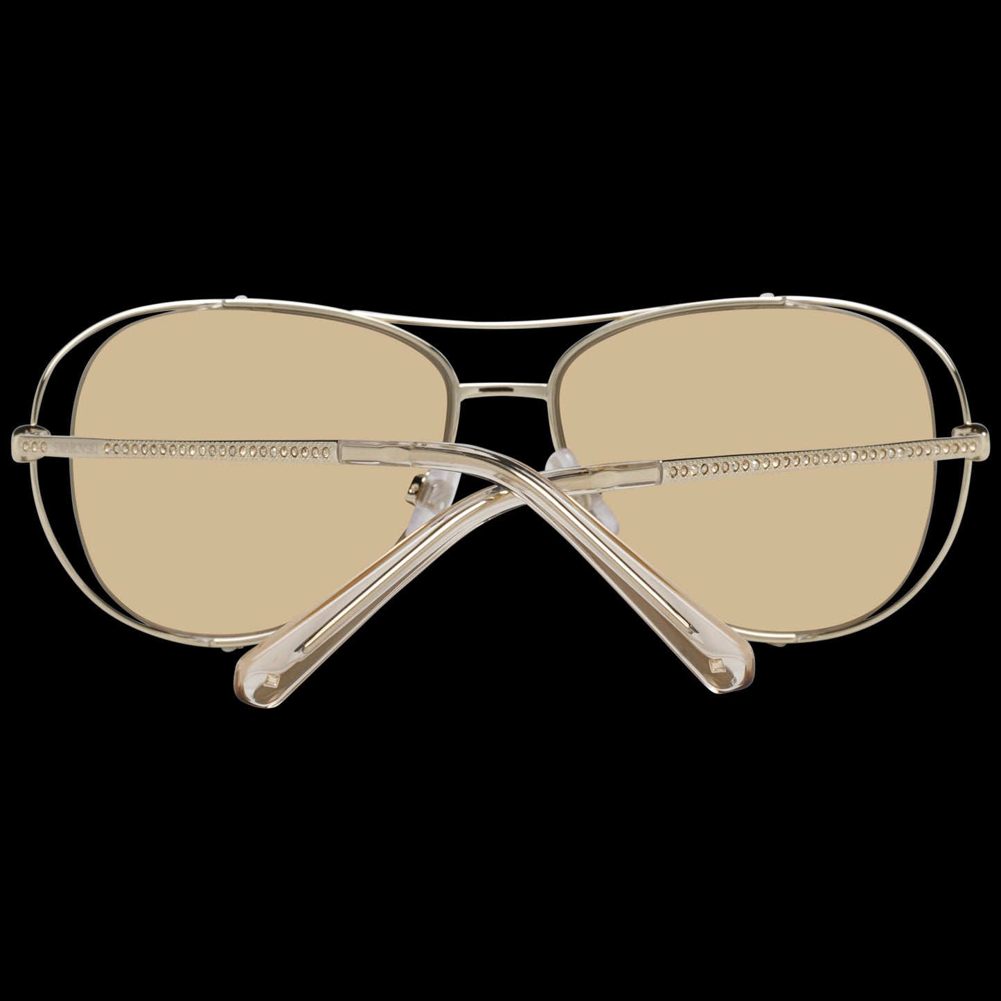 SWAROVSKI MOD. SK0231 5532G sunglasses for ladies with tan lenses and embellished frames.