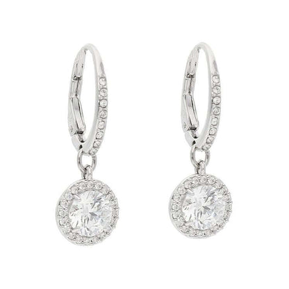 SWAROVSKI Mod. 5636270 silver 925 lady earrings with quartz analog movement, 5 ATM water resistance, 38 mm mineral dial.