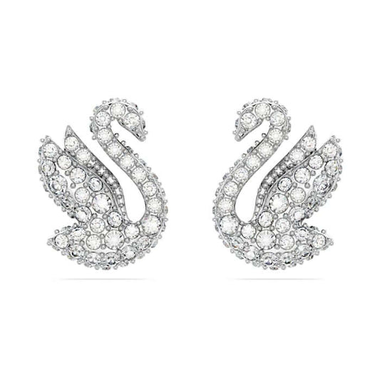 SWAROVSKI Mod. 5647873 earrings for ladies with silver 925°, quartz analog movement, water-resistant 5 ATM, official packaging.