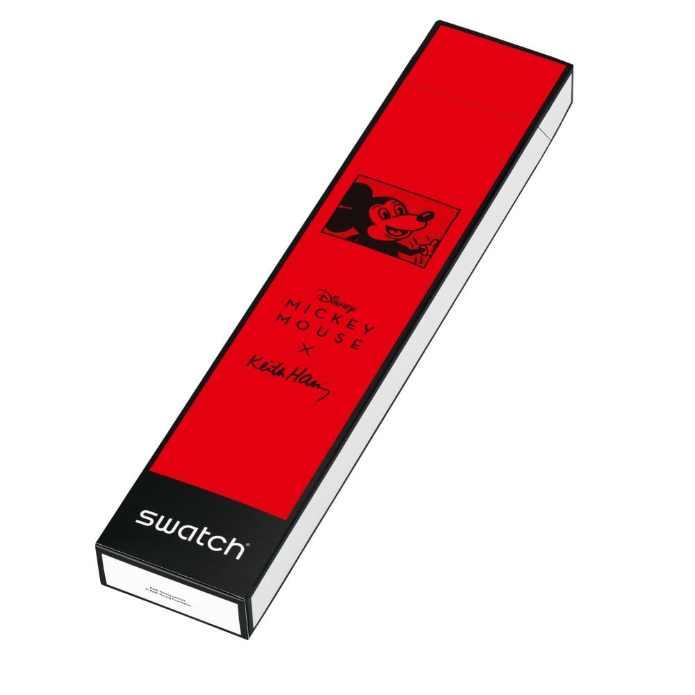 SWATCH Mod. MICKEY BLANC SUR NOIR