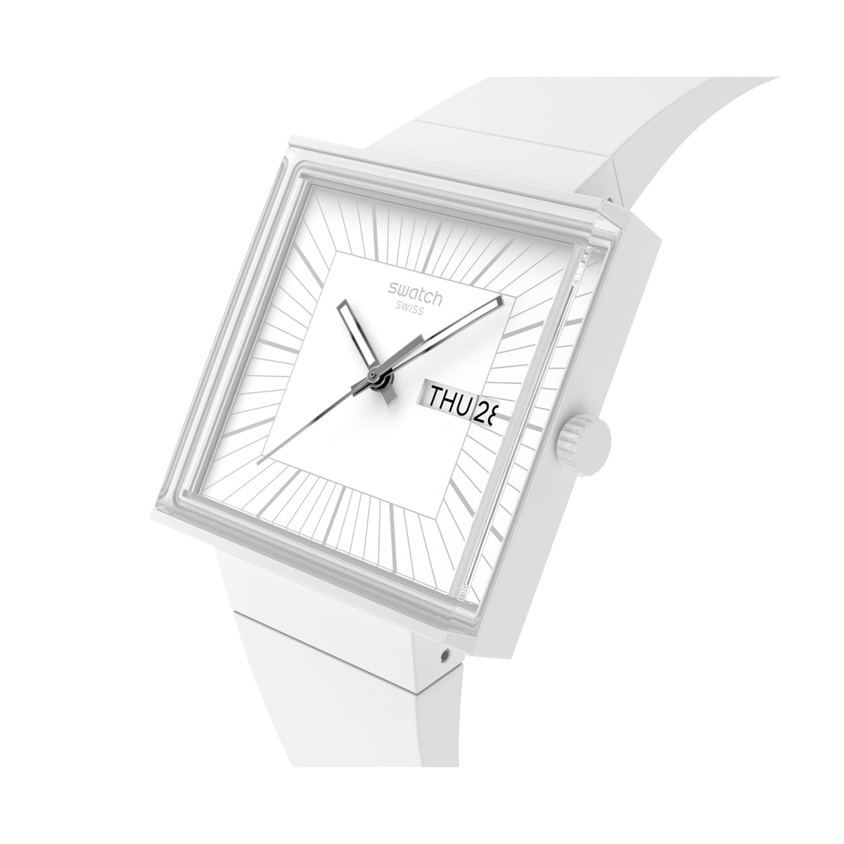 SWATCH Mod. WHAT IF…ALLWHITE? READY STOCKED WATCHES,Wristwatch