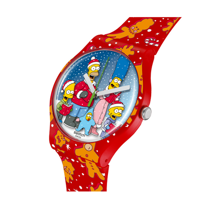 SWATCH Mod. WONDROUS WINTER WONDERLAND READY STOCKED WATCHES,Wristwatch