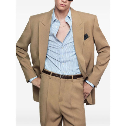 Saint Laurent Jackets Beige