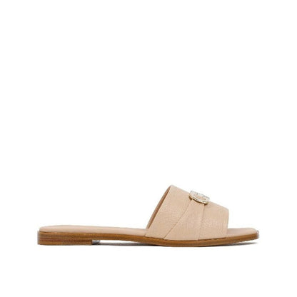 Salvatore Ferragamo Beige Calfskin Sandals