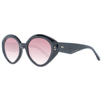 Women's sunglasses TED BAKER MOD. TB1698 51001 with round black frame and pink lenses