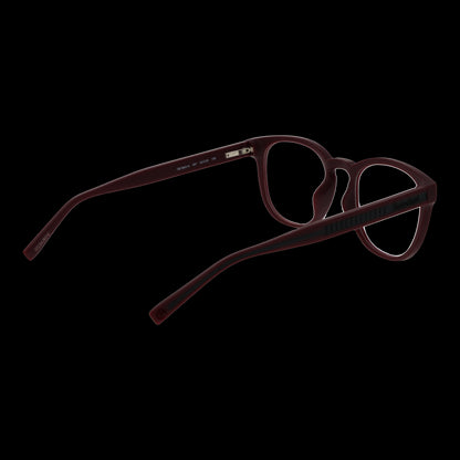 TIMBERLAND MOD. TB1843-H 52067 gent eyeglasses in burgundy, side view showcasing stylish frame design.