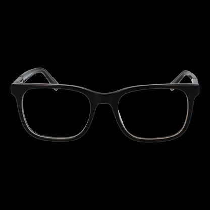 TIMBERLAND MOD. TB50024 54001 men's eyewear front view, black frame, durable design from Timberland's stylish collection.