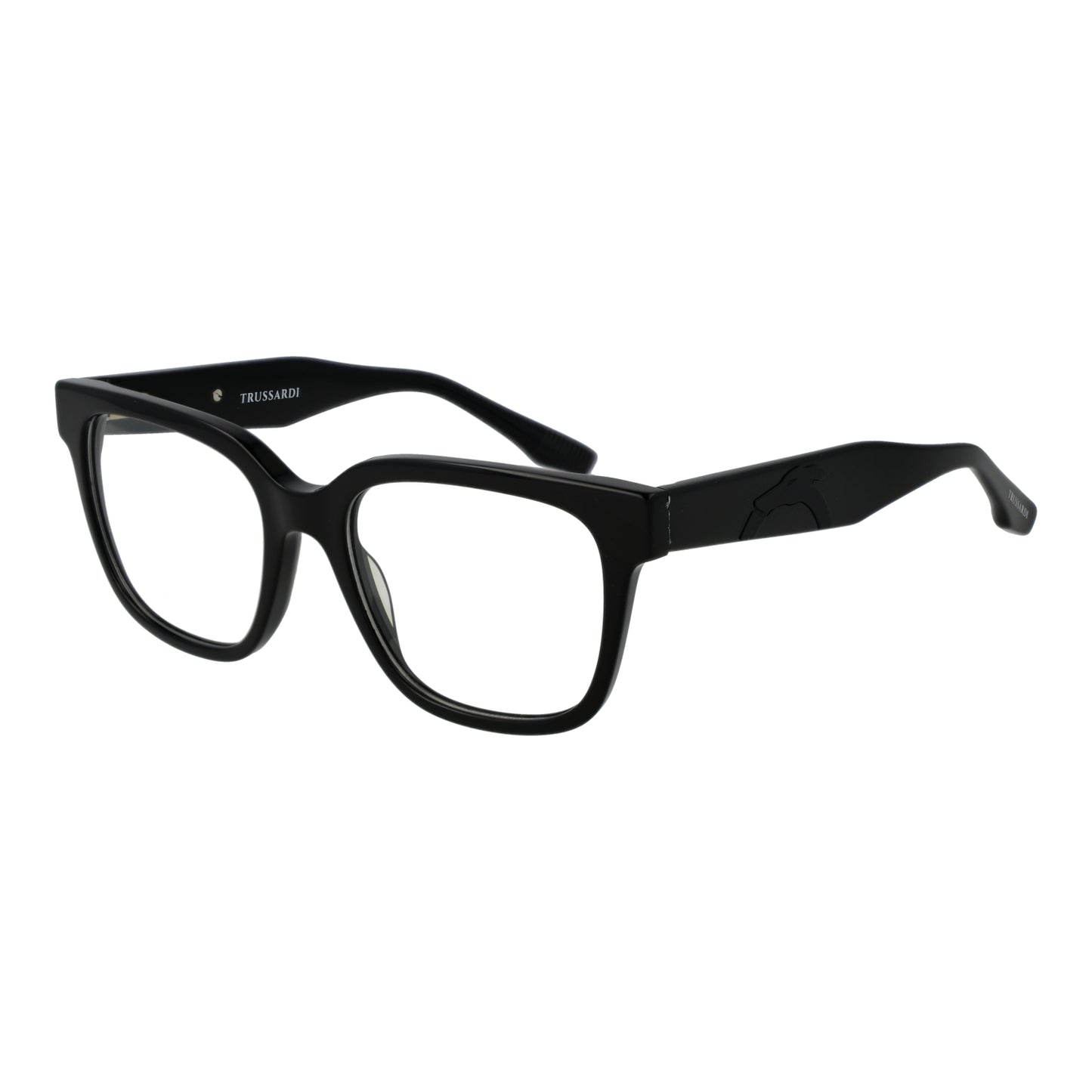 TRUSSARDI MOD. TSM6050 52A01 gent's black eyeglasses with square frames.