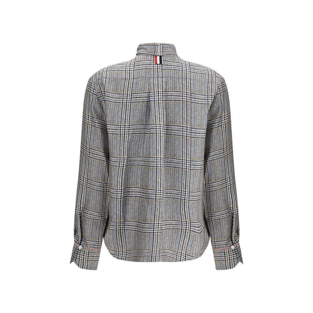 Thom Browne Beige Silk Dress Shirt