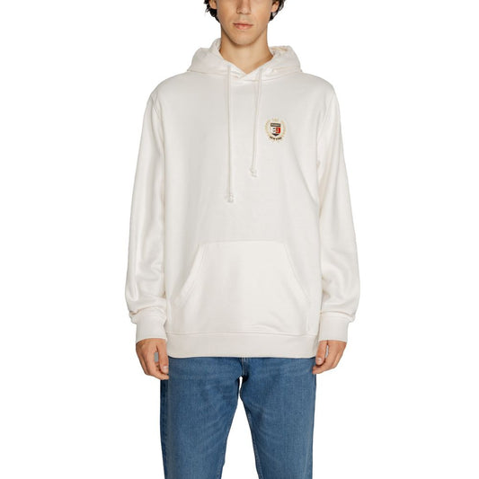 Tommy Hilfiger Jeans White Cotton Hoodie