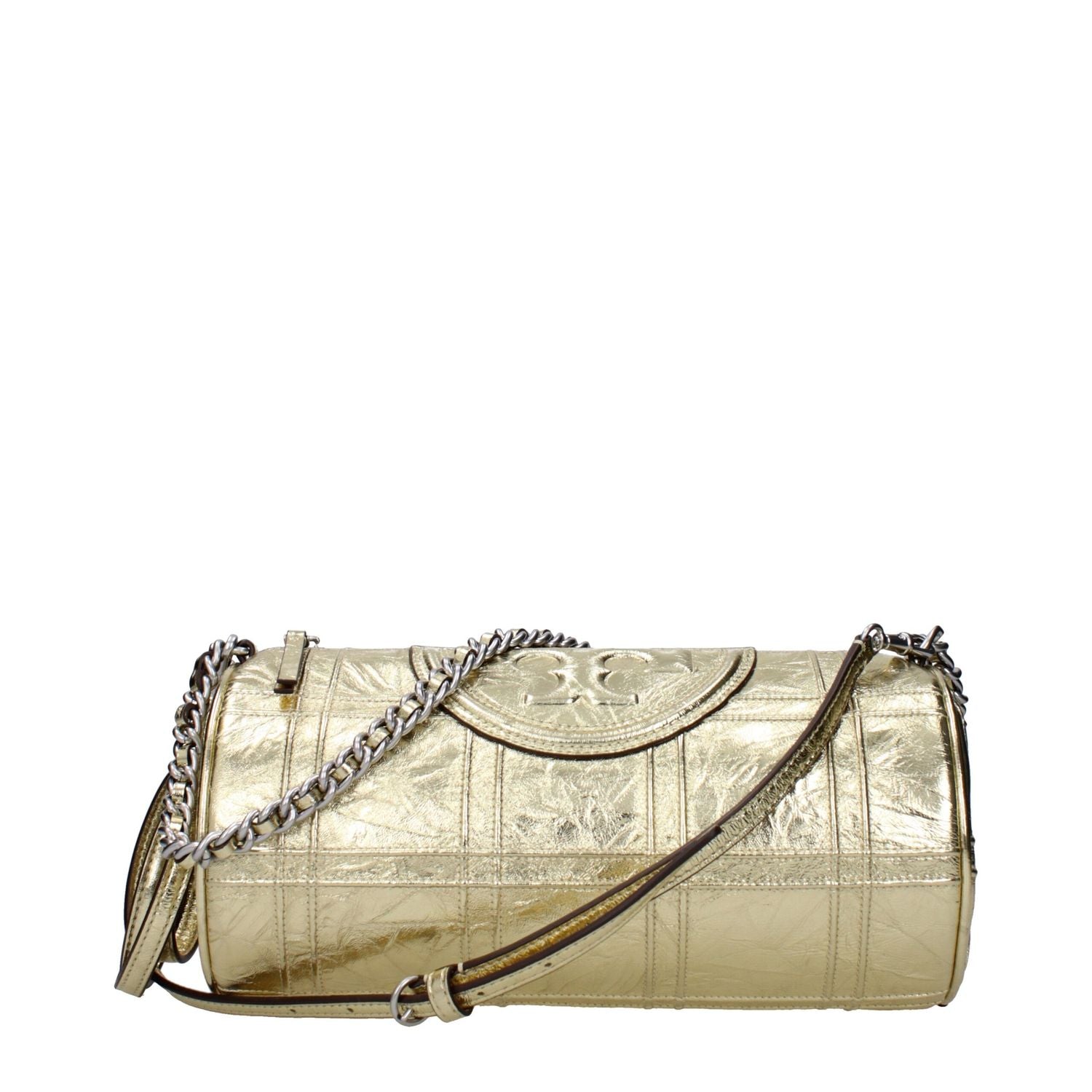 Tory Burch Gold Leather Shoulder Bag