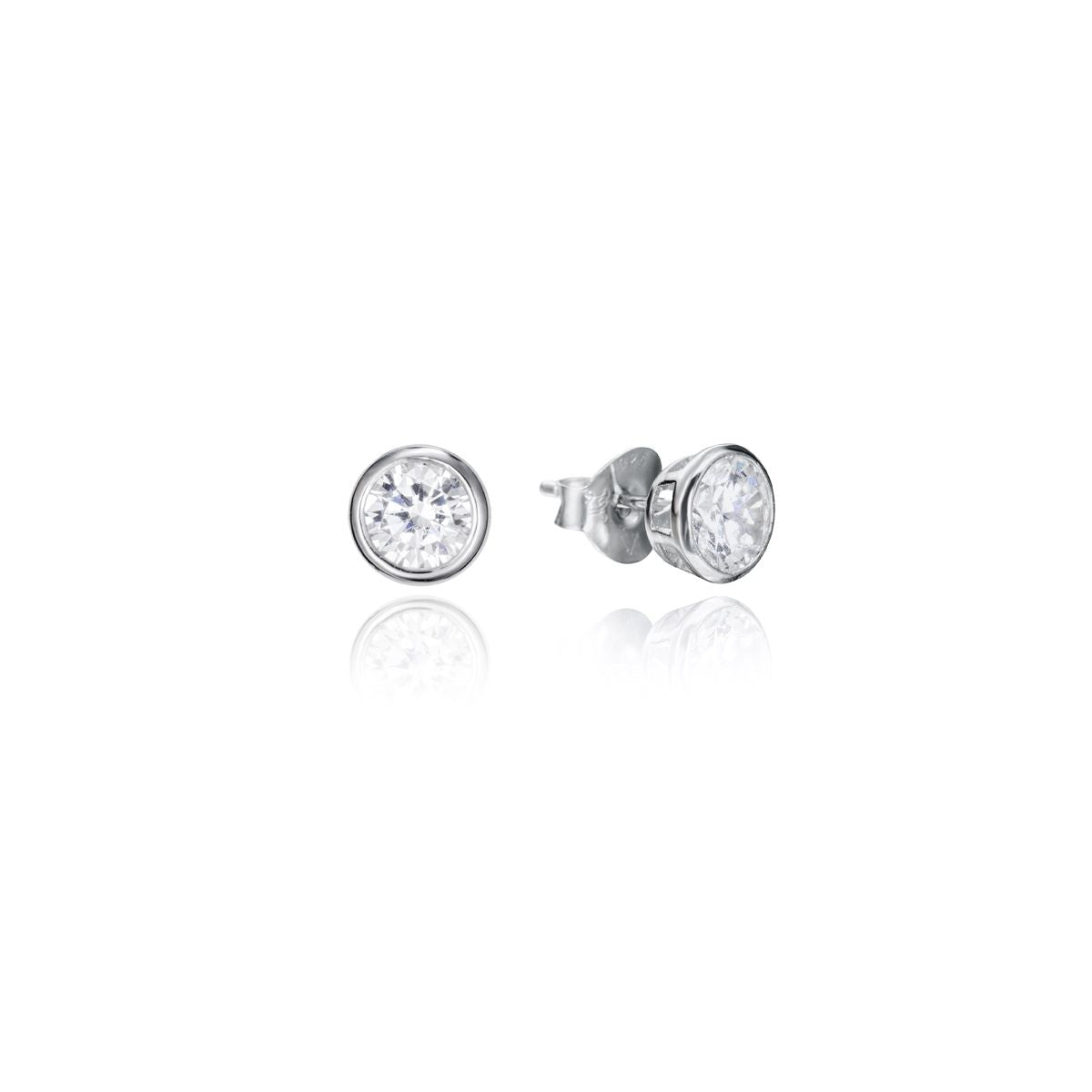 VICEROY JEWELS Mod. 5087E000-06 lady's quartz analog earrings in silver 925°, chronograph features, 3 ATM water resistance.