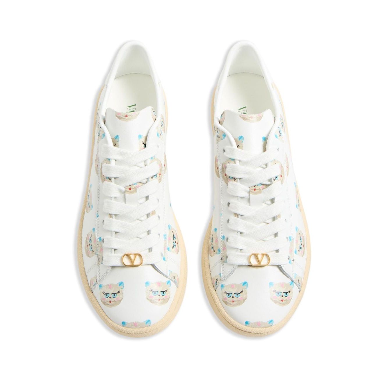 Valentino Garavani Le Chat De La Maison Royco Sneaker In Nappa Calfskin