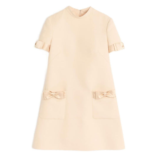 Valentino Short Crepe Couture Dress