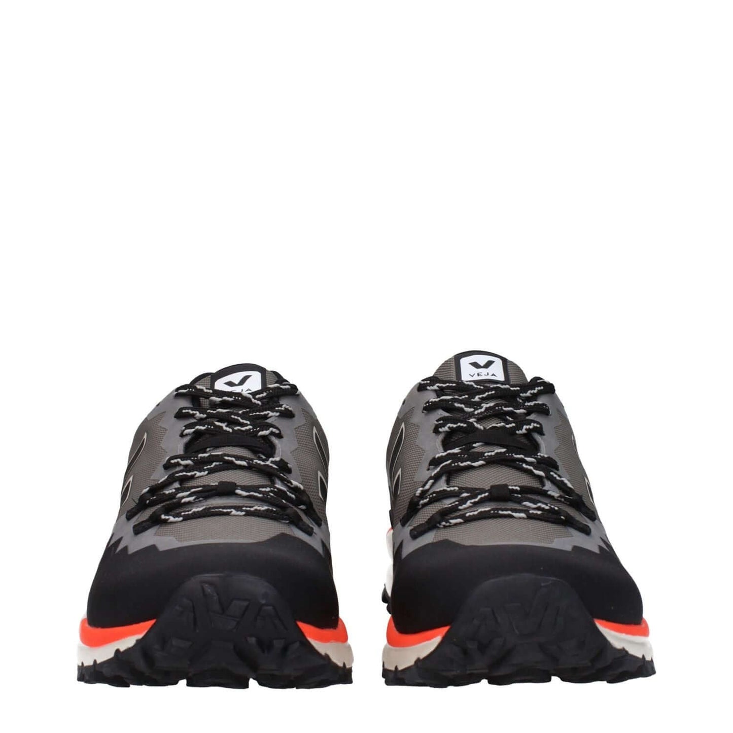 Veja Gray Fabric Athletic Sneakers