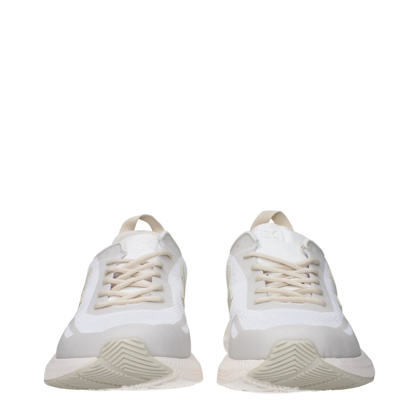 Veja White Fabric Athletic Sneakers