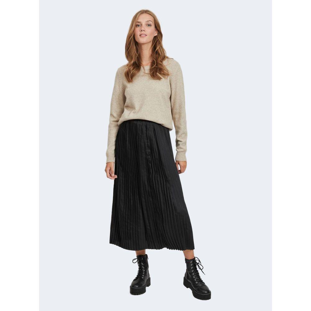 Vila Clothes Beige Viscose Sweater VI-7867000127-IT40|S