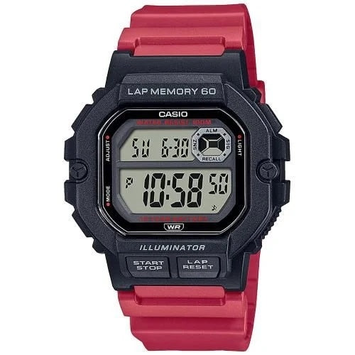 CASIO SPORT Mod. ILLUMINATOR LAP MEMORY 60 - RED-0