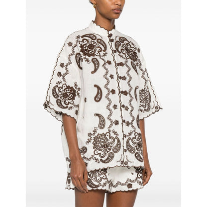 Zimmermann Ascension Embroidered Shirt Shirts