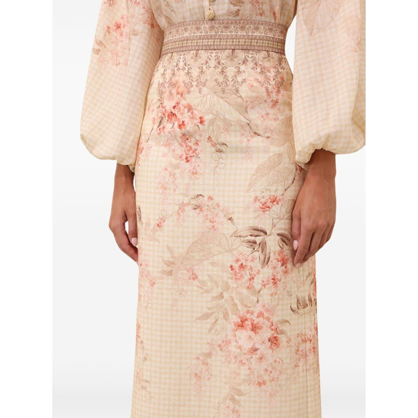 Zimmermann Illuminate Pencil Midi Skirt