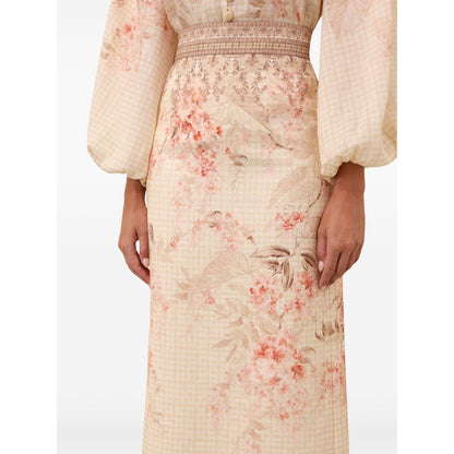 Zimmermann Illuminate Pencil Midi Skirt