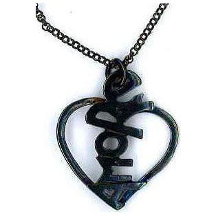 AMBROSINI JEWELS - PENDENTE ARGENTO 925° cuore finitura brunita lucida PENDANT